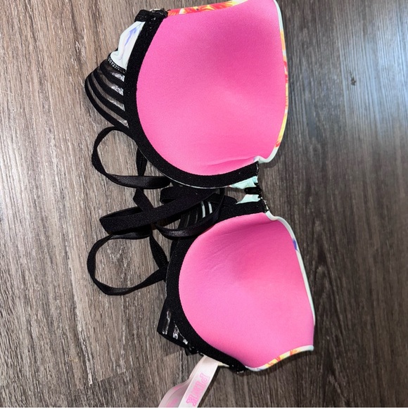 Victoria’s Secret PINK Strappy Push up Bra 34C - Picture 4 of 6
